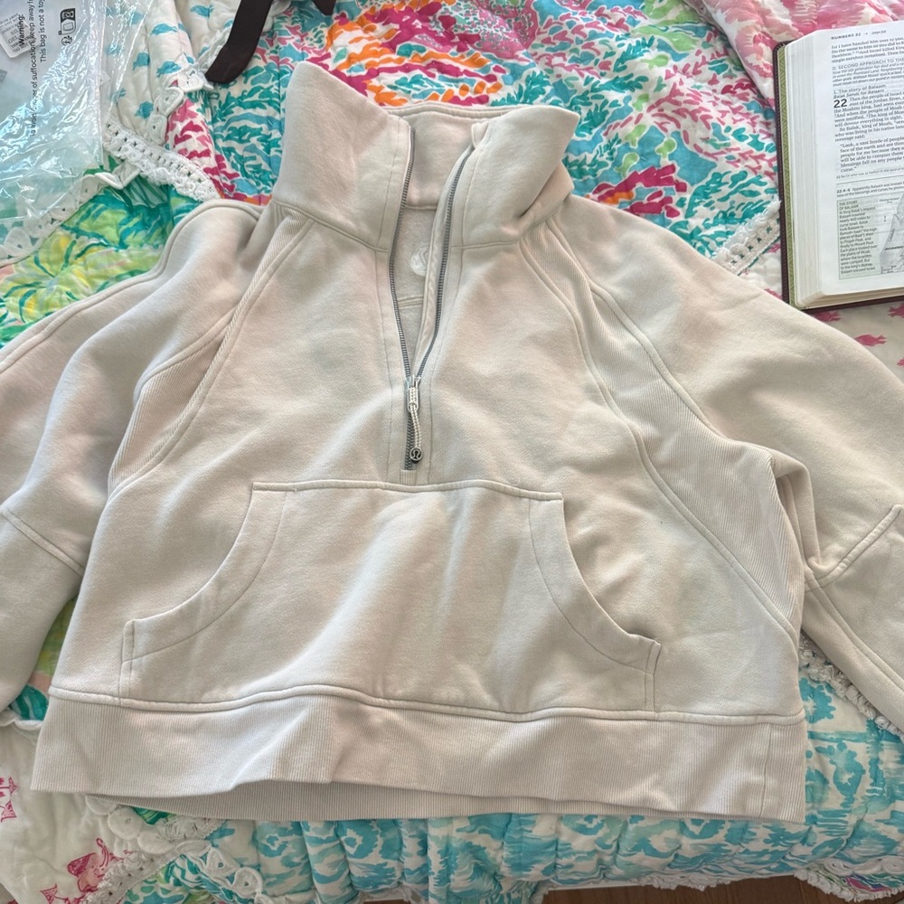 Lululemon funnel neck scuba 1/2 zip